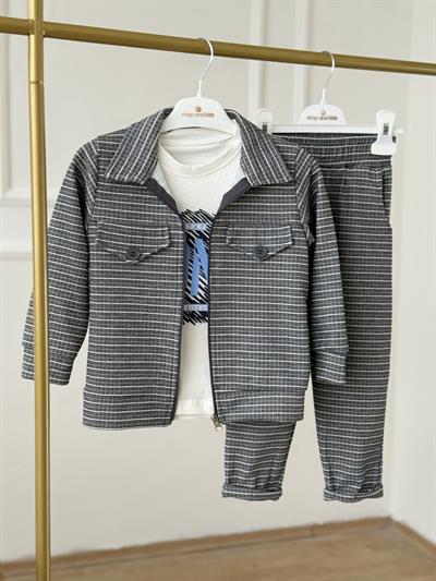 Never 3lü Takım -Antrasit (3-6yaş aralığı)