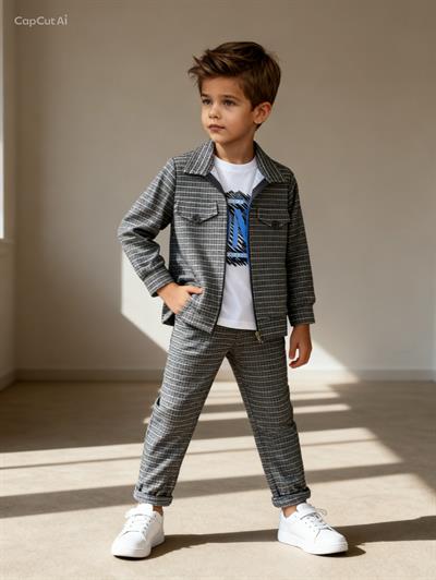 Never 3lü Takım -Antrasit (3-6yaş aralığı)