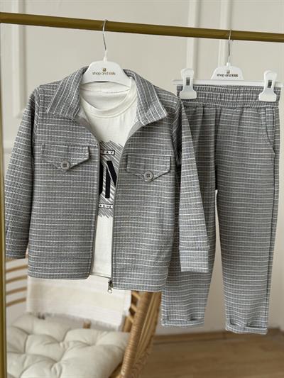 Never 3lü Takım -Gri (3-6yaş aralığı)