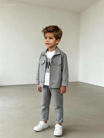 Never 3lü Takım -Gri (3-6yaş aralığı)