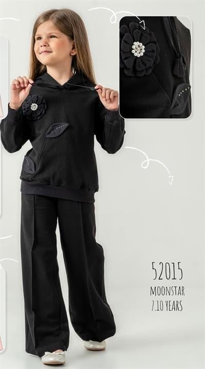 Night Rose Takım-Siyah (3yaş-6yaş)