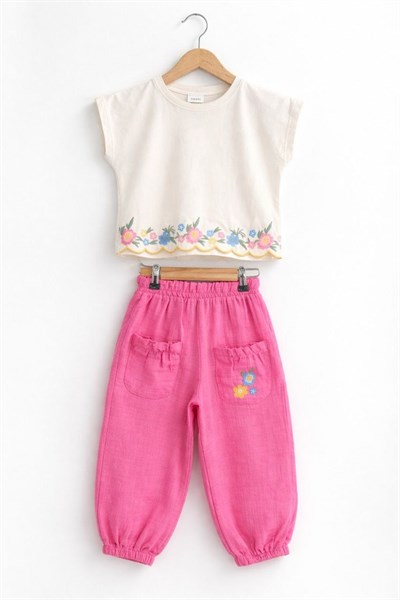 Pantolonlu Takım - Pembe (3-10yaş)