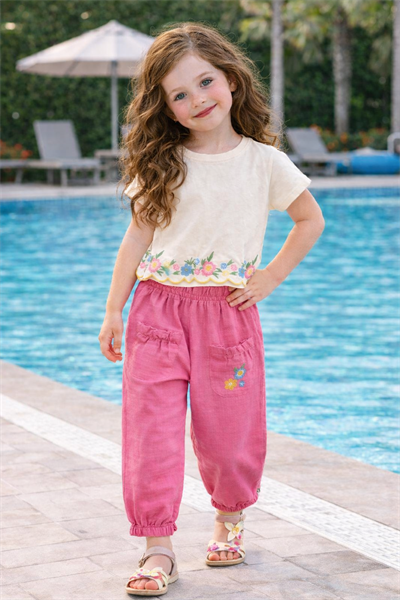 Pantolonlu Takım - Pembe (3-10yaş)