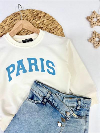 Paris Taş Detay Şort Etekli Takım(3-10yaş aralığı)