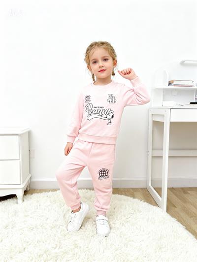 Pınk Snoopy Takım-Pembe(3-7 yaş)