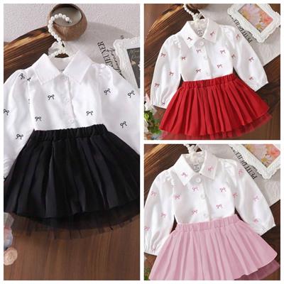 Pinteres Etekli Takım-Pembe(4-12yaş aralığı)