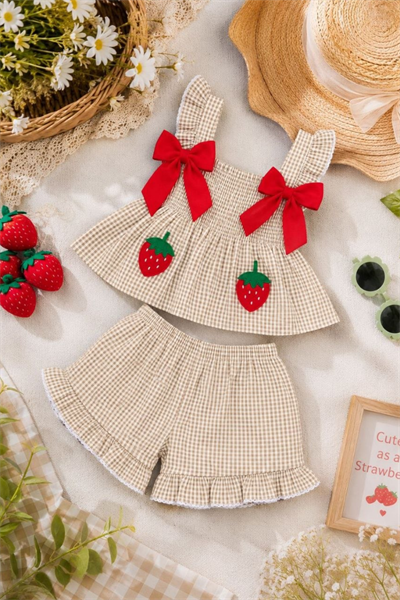 Pötikare Cherry Takım -Bej (1-5 yaş)
