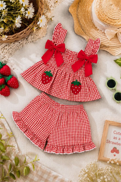 Pötikare Cherry Takım -Kırmızı (1-5 yaş)