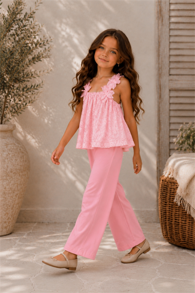 Rosy Premium Takım - Pembe (3-8yaş)