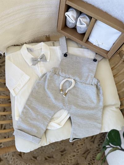 Salopet Takımı Açık Gri (0-3ay)