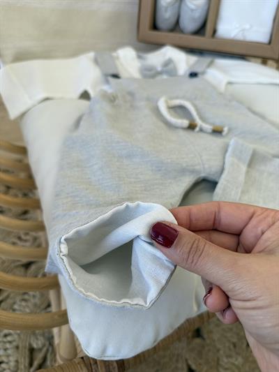 Salopet Takımı Açık Gri (0-3ay)