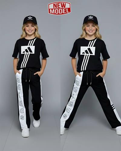 Şapkalı 3lü Takım-Siyah(4-16 yaş)