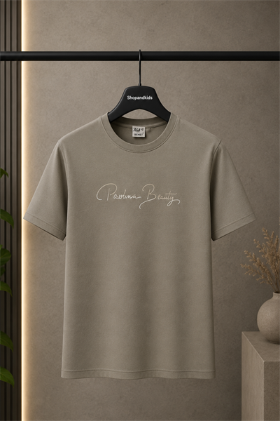 Signature Premium Tişört- Vizon (10-14 yaş aralığı)