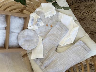 Smokin Takımı Füme İki Düğmeli (0-3ay)