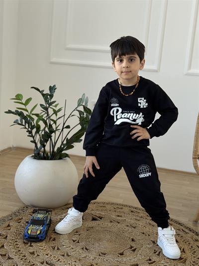 Snoopy Takım-Siyah(3-7 yaş)