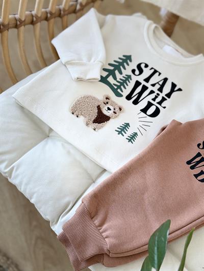 Stay Wild Takım-Krem(1-4 yaş)