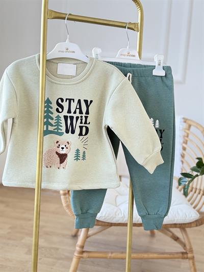 Stay Wild Takım-Yeşil(1-4 yaş)