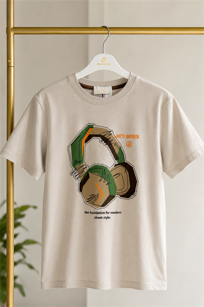 Street Style T-shirt - Bej (9-12 yaş aralığı)