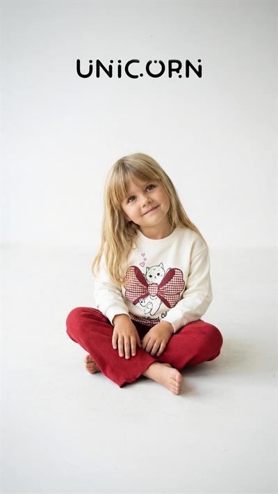 Sweet Cat Takım-Kırmızı (2yaş-8yaş)