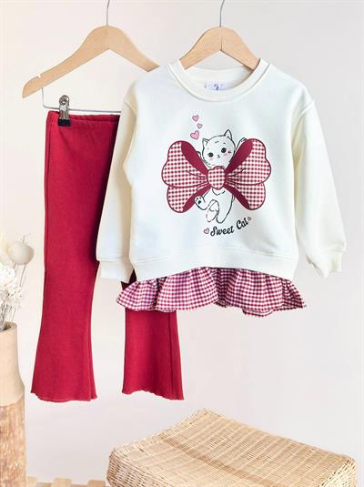 Sweet Cat Takım-Kırmızı (2yaş-8yaş)