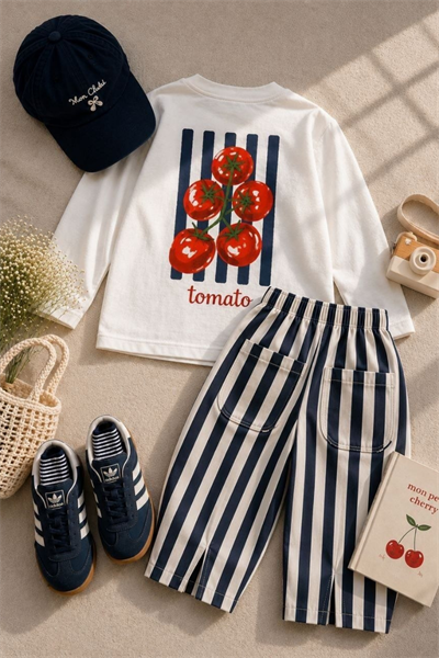 Tomato Unisex Balon Pantalonlu Takım-(2-8 yaş aralığı)