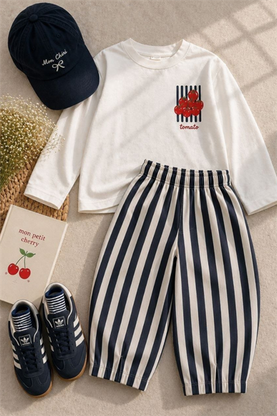 Tomato Unisex Balon Pantalonlu Takım-(2-8 yaş aralığı)