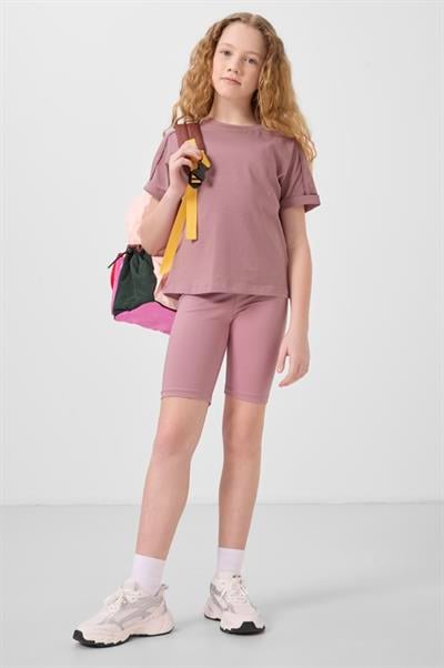 Gül Kurusu Fit Spor T-shirt (7-15yaş aralığı)