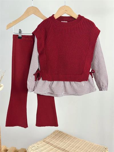 Triko Takım-Bordo(2yaş-8yaş)