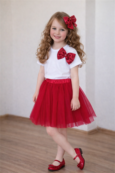 Tütü Etek - Kımızı (6-14yaş)