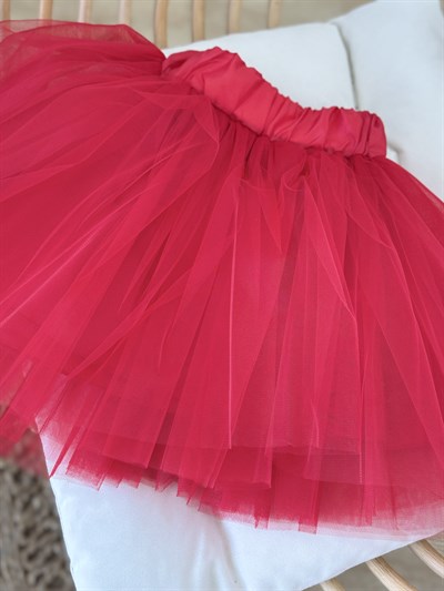 Tütü Etek - Kımızı (6-14yaş)