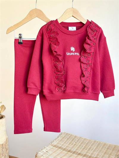 Unicorn Takım-Bordo(2yaş-8yaş)