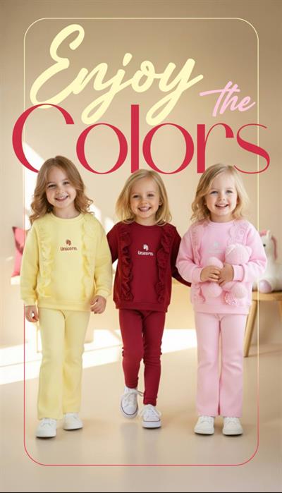 Unicorn Takım-Bordo(2yaş-8yaş)