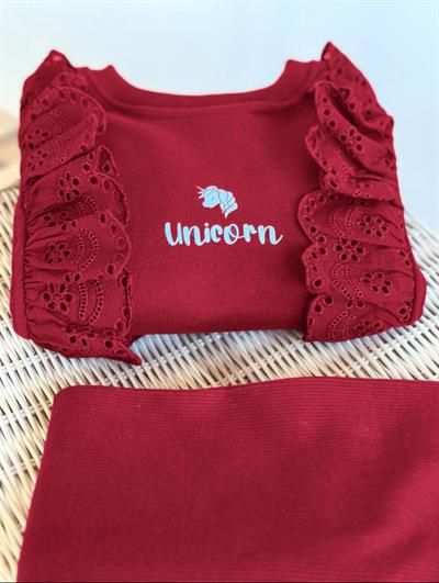Unicorn Takım-Bordo(2yaş-8yaş)
