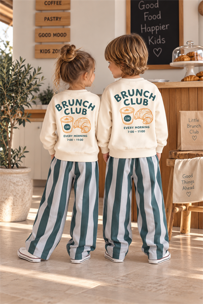 Unısex Brunch Clup Takım (2-8 yaş aralığı)