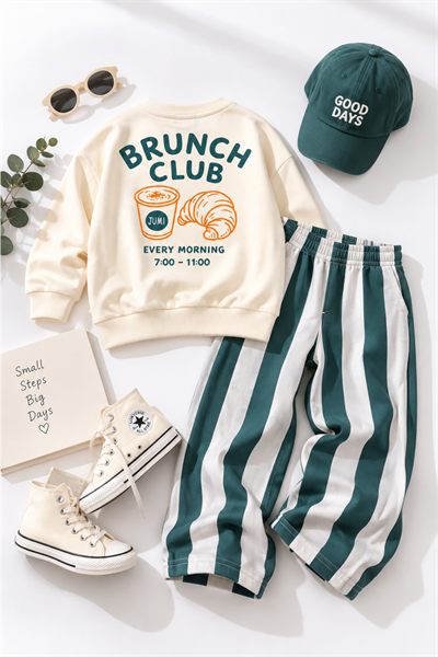 Unısex Brunch Clup Takım (2-8 yaş aralığı)