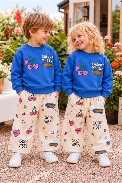 Unisex Cherry Wheels Takım (2-8 yaş aralığı)