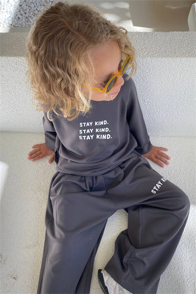 Unisex Oysho Takım- Antrasit (3-10 yaş aralığı