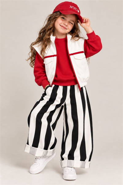 Unisex Tasarım Model Yelekli Takım-(3-10yaş aralığı)