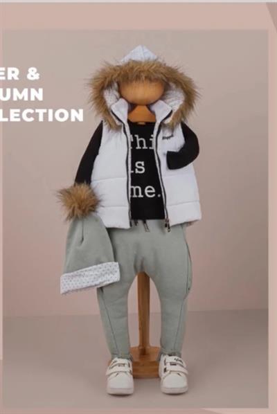 Little Pom 4 lüTakım -Beyaz(6ay-18ay)