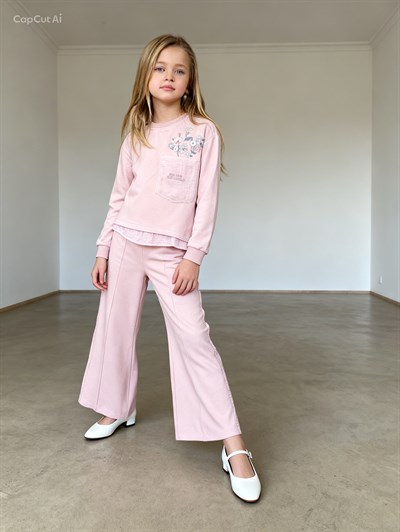 Vera Flowers Takım -Pembe(7-10yaş)