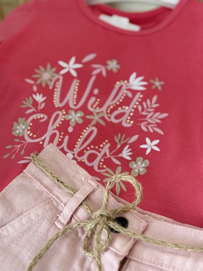 Wild Child Şortlu Takım - Pembe (2yaş-5yaş)