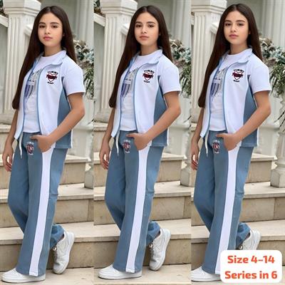 Yelekli 3lü Takım-Siyah(4-14 yaş)