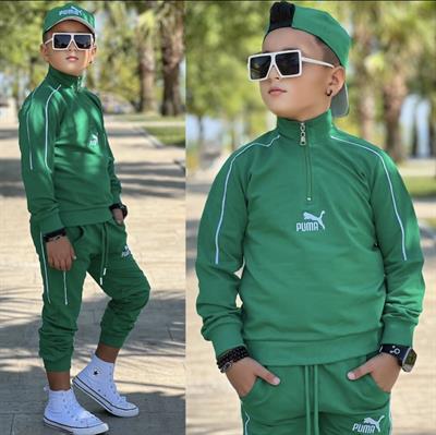 Yeşil 3 Lü Eşofman Takım  (4-16 yaş aralığı)