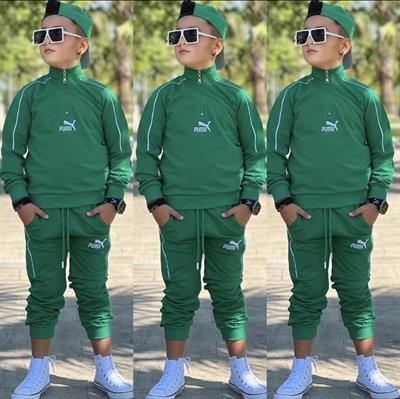 Yeşil 3 Lü Eşofman Takım  (4-16 yaş aralığı)