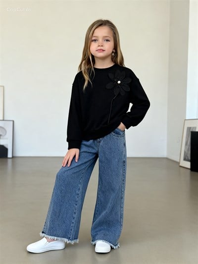 Zambak Takım -Siyah5-12yaş)