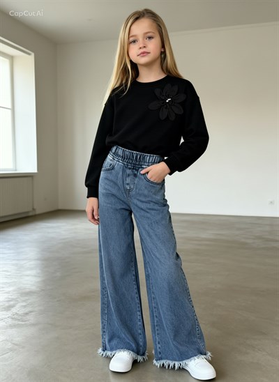 Zambak Takım -Siyah5-12yaş)