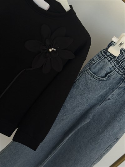 Zambak Takım -Siyah5-12yaş)