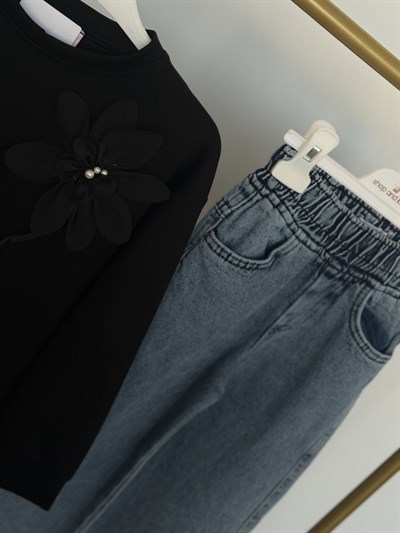 Zambak Takım -Siyah5-12yaş)