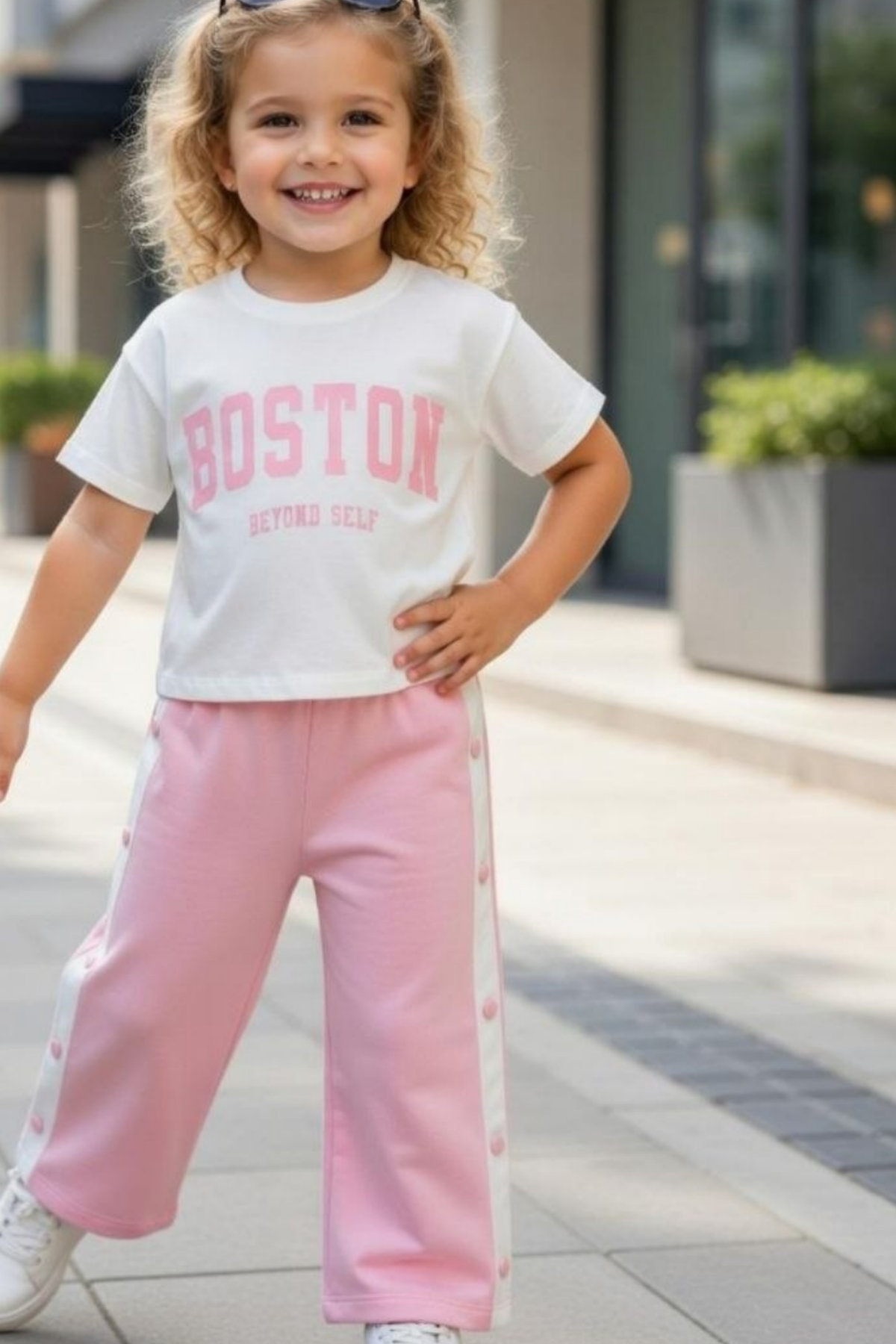 Boston Takım - Pembe (3-6yaş)