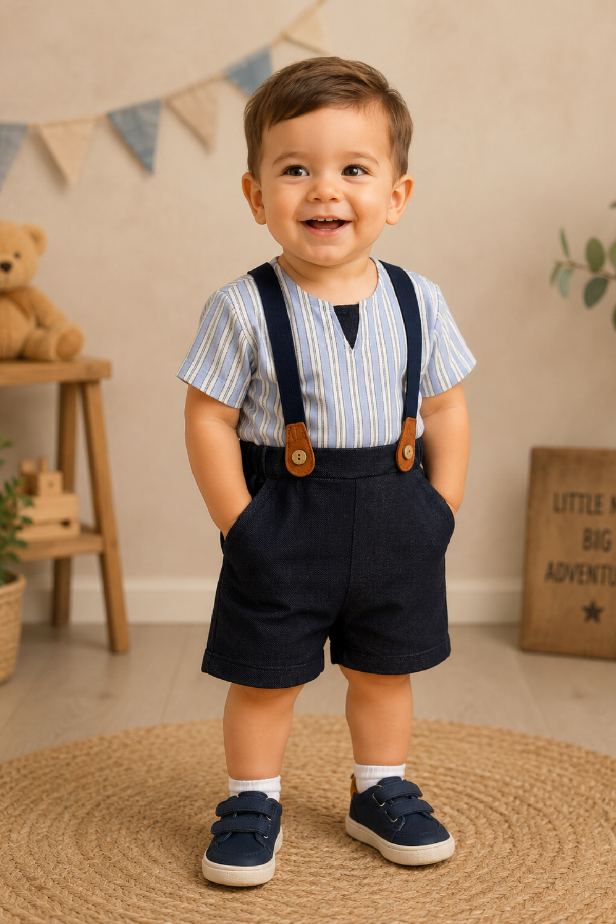Classic Boy 2 li Takım (5154) - Mavi (6-36ay)